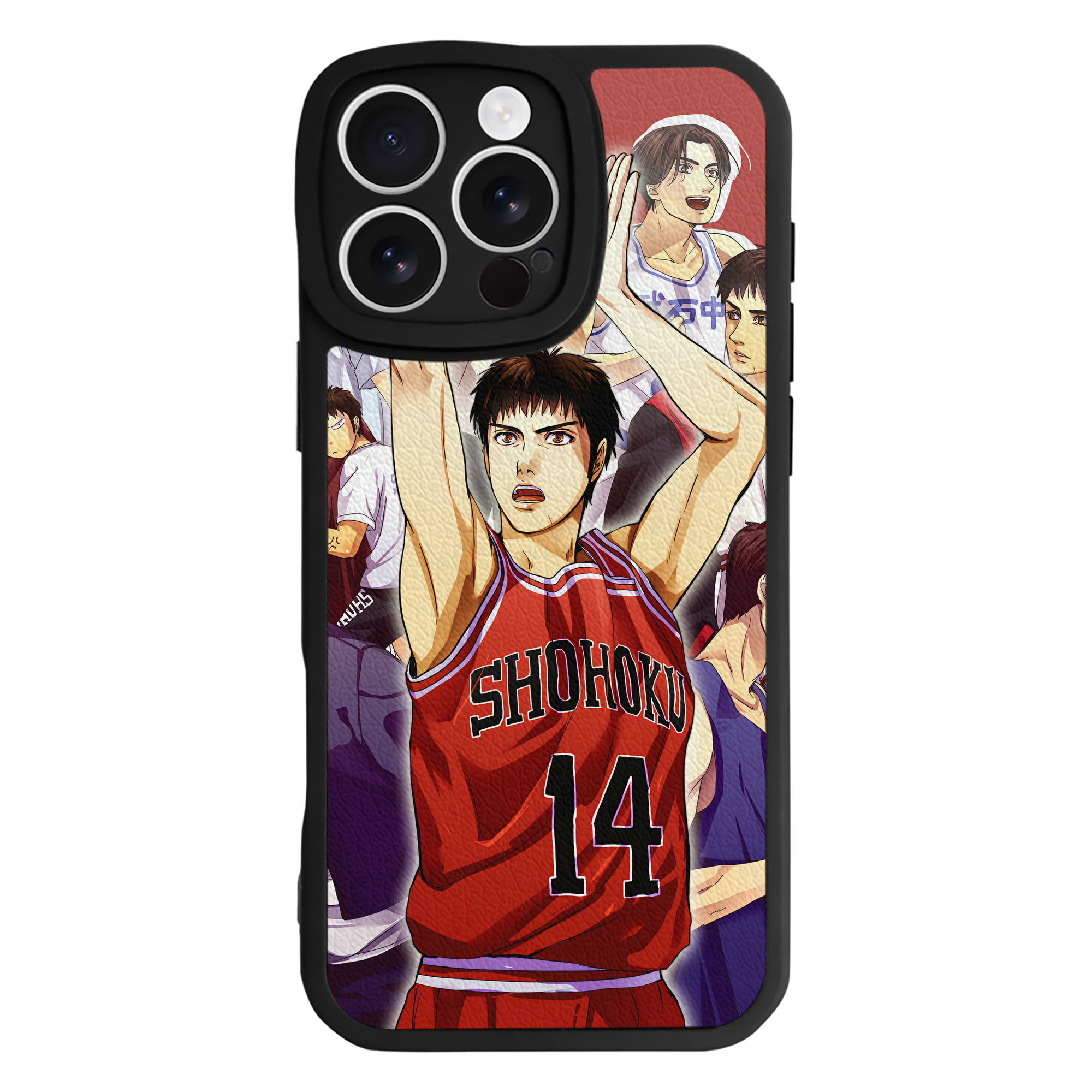 （画像用） SLAM DUNK／スラムダンク 【iPhone 16シリーズ対応】シリコンスマホケース（レザー調） 材質：シリコン